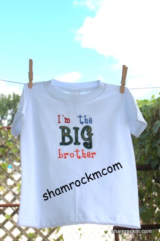 I'm the BIG brother-I'm the big brother, big brother shirt