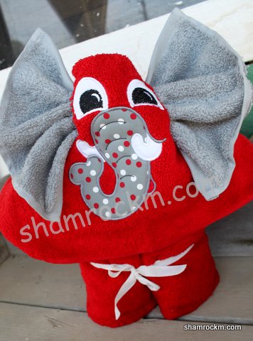 Elephant hooded towel-Elephant hooded towel,