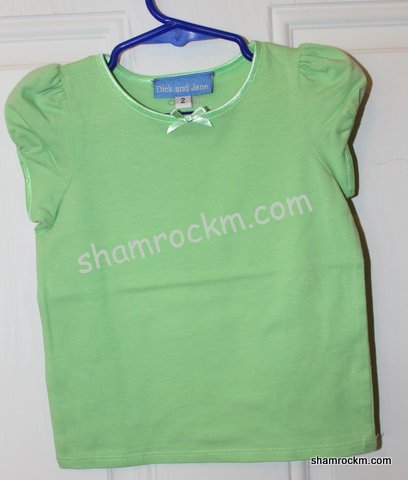 Satin Trim Mint Green T-shirt-satin trim mint green t-shirt