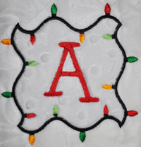 Christmas Light Patch-Christmas lights, Christmas patch, Christmas appliques