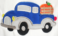Old Truck with Pumpkin-trucks, pumpkins, halloween designs,thanksgiving designs