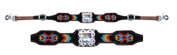 Navajo embroidered wither strap-Navajo embroidered wither strap