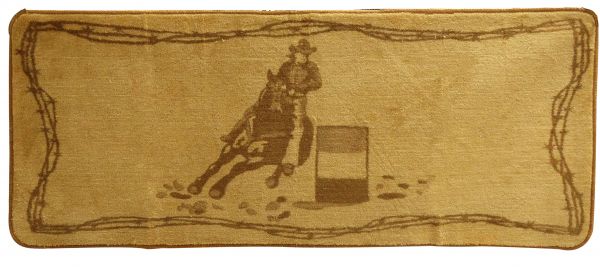 30" x 50" Barrel Racer Kitchen/Bath Mat-30 x 50 Barrel Racer Kitchen/Bath Mat