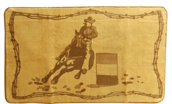 24" x 60" Barrel Racer Kitchen/Bath Mat-24 x 60 Barrel Racer Kitchen/Bath Mat