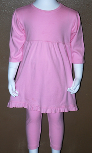 Baby Doll Dress with Leggings-dresses, dress with leggings, girls clothes
