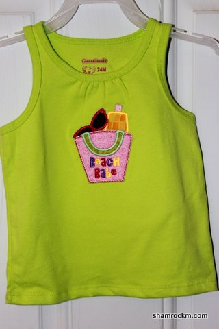 Beach Babe Tank Top-applique embroidery