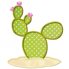 Cactus Applique-cactus applique, western applique, cowboy and Indian appliques