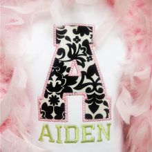 Collegiate Alphabet-collegiate alphabet, applique alphabets,