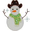 Cowboy Snowman-cowboy snowman