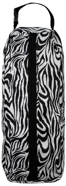 Showman zebra print nylon halter/bridle bag-Showman zebra print nylon halter/bridle bag