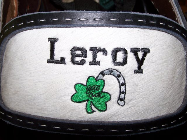 Leroy noseband-bronc halter noseband