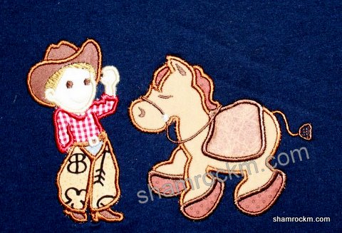 Little Cowboy and Giddy Up Pony-cowboy and horse, cowboy and pony