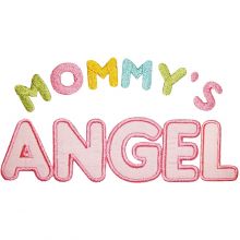 Mommy's Angel-mommy's angel applique, baby applique