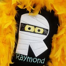 Mummy Alphabet-Mummy alphabet, alphabets, applique alphabets, halloween