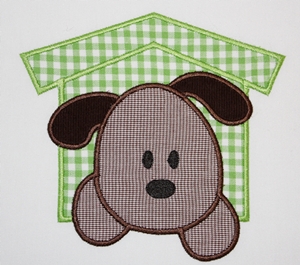 Puppy in the Doghouse-puppy, doghouse,