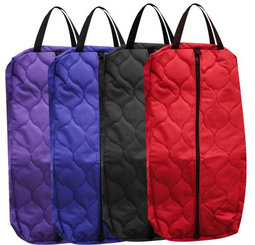 Quilted nylon bridle or halter bag-Quilted nylon bridle or halter bag