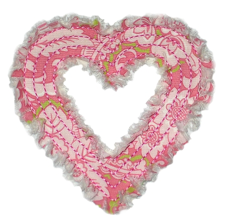 Raggy Heart Frame-Raggy Heart Frame