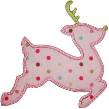 Reindeer Silhouette-reindeer appliques, Christmas appliques, winter appliques