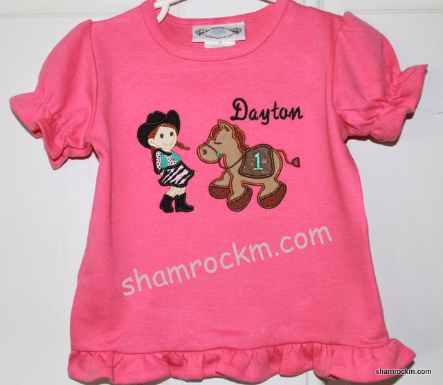 1st Birthday Shirt-applique embroidery blanks