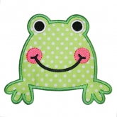 Froggy-applique frog