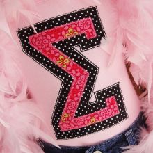 Sweet Sorority Alphabet-alphabet, sorority, greek,applique letters, applique greek letters, applique alphabet, sorority appliques
