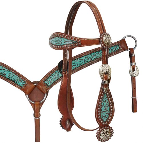 Filigree Headstall and Breast Collar Set-Filigree Headstall and Breast Collar Set