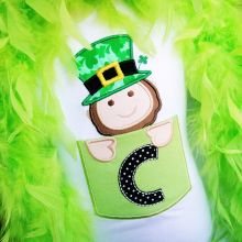 Leprechaun Pocket Alphabet-alphabets, leprechauns, St.patricks day, pocket alphabets