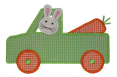 Truck Driving Bunny-Easter, truck bunny