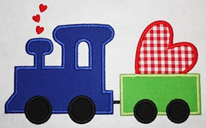 Valentine Train-valentines, valentine train, trains, valentine designs